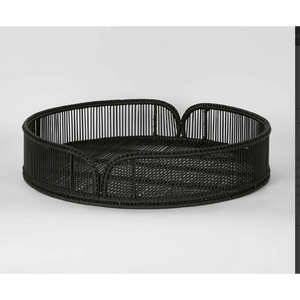 best-outdoor-furniture-Luca Rattan Round Antique Black Large