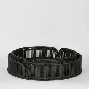 best-outdoor-furniture-Luca Rattan Round Antique Black Small