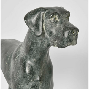 best-outdoor-furniture-Charlie Dog Sculpture - Standing Black