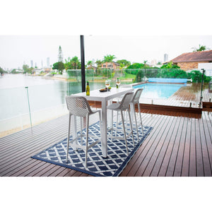 best-outdoor-furniture-Air 75 - Alum Slat Bar 150 - 5pce - Outdoor Bar Set