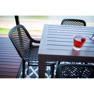 best-outdoor-furniture-Air 75 - Alum Slat Bar - 7pce - Outdoor Bar Set