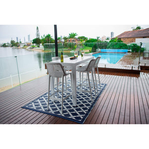 best-outdoor-furniture-Air 75 - Alum Slat Bar 150 - 7pce - Outdoor Bar Set