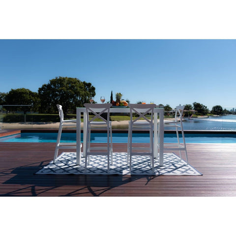 Cross 75 Coast - 5pce (150x65) - Outdoor Bar Set