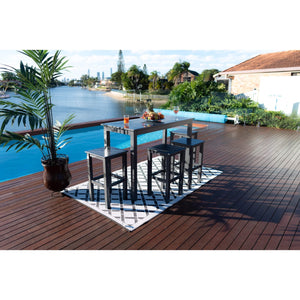 best-outdoor-furniture-Slat - Slat Bar - 5pce - Outdoor Bar Set