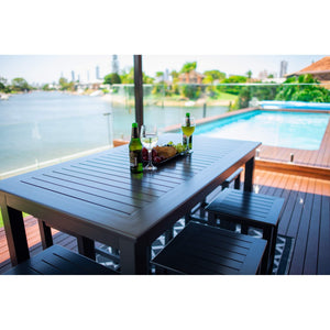 best-outdoor-furniture-Alum Slat Bar - 7pce - Outdoor Bar Set F