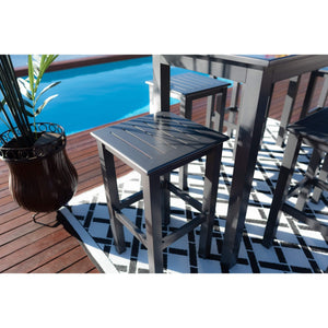 best-outdoor-furniture-Alum Slat Bar 7pce - Outdoor Bar Set