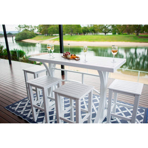 best-outdoor-furniture-SLAT - Bergen Slat Bar 150 - 5pce - Outdoor Bar Set