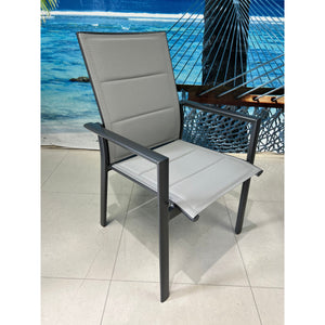 best-outdoor-furniture-Margot Dining Chair - Outdoor Chair Gunmetal/Grey