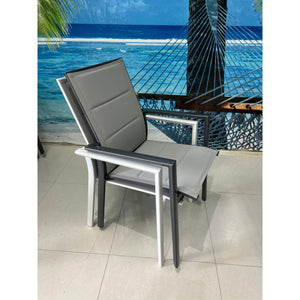 best-outdoor-furniture-Margot Dining Chair - Outdoor Chair Gunmetal/Grey