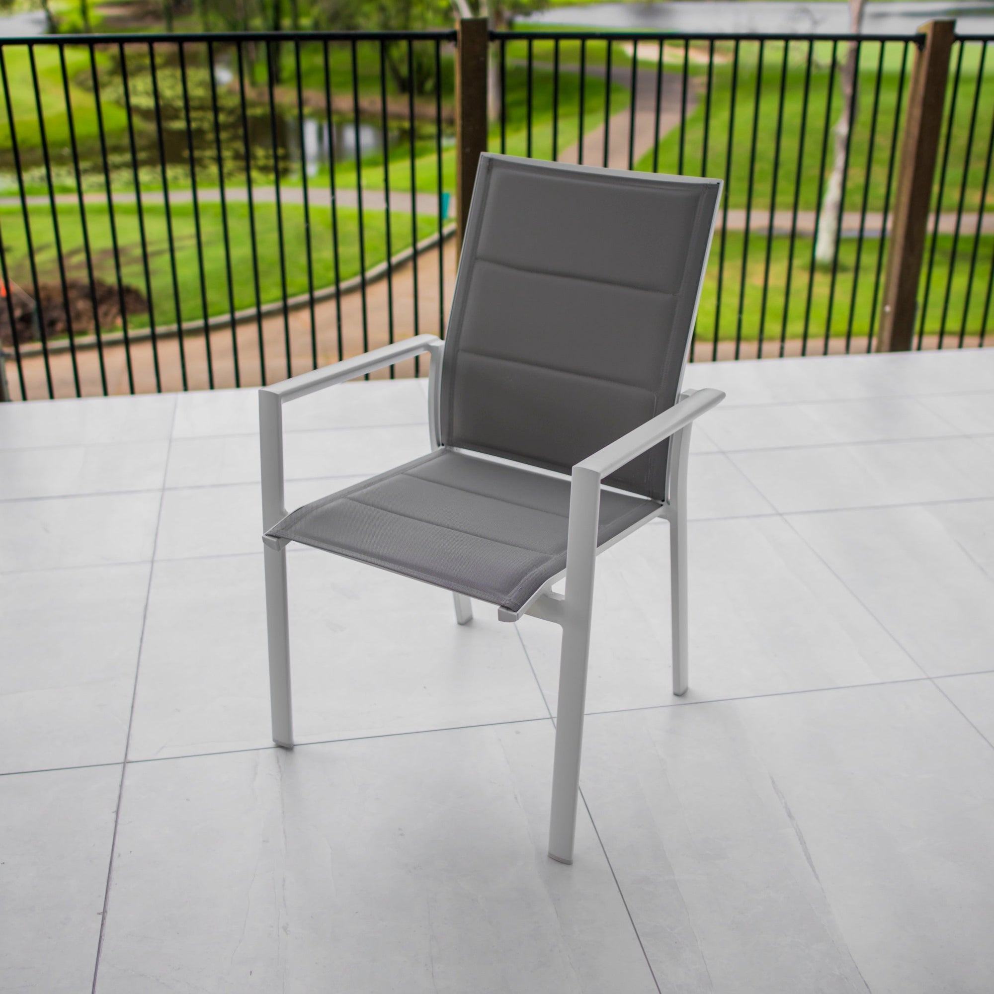 best-outdoor-furniture-Margot Dining Chair - Outdoor Chair White/Grey