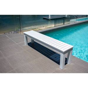 best-outdoor-furniture-Aluminium Slat Bench - Outdoor Bench