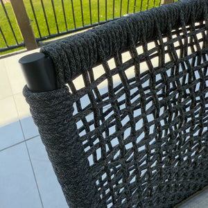 best-outdoor-furniture-Vienna Rope - Black/Charcoal Outdoor Dining Chair