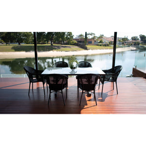 best-outdoor-furniture-Coventry CoastMoon - 7pce Outdoor Dining Set (180cm)