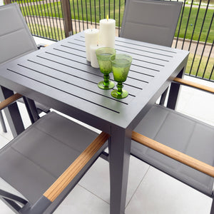 best-outdoor-furniture-Margot Teak Aria - 5pce (80x80) - Outdoor Dining Set