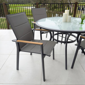 best-outdoor-furniture-Margot Teak Coventry - 5pce (120x120) - Outdoor Dining Set