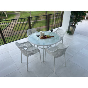 best-outdoor-furniture-Roma XL/Coventry 105cm - 5pce Outdoor Dining Set White