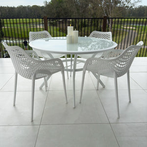 best-outdoor-furniture-Roma XL Coventry - 5pce (120x120) - Outdoor Dining Set