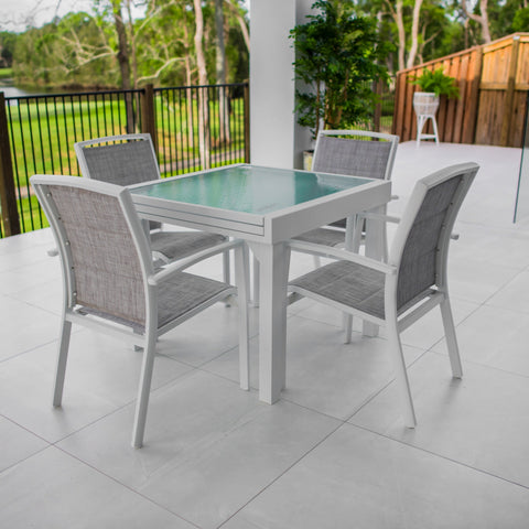 Shelby Hudson Extension - 5pce (180x90) - Outdoor Dining Set