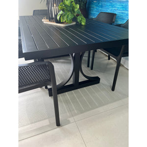 best-outdoor-furniture-Bergen - (220x100) - Black Outdoor Dining Table