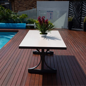 best-outdoor-furniture-Ceramic Top Outdoor Table (220*100cm)