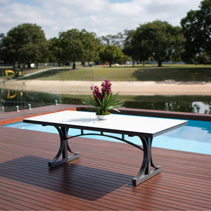 best-outdoor-furniture-Ceramic Top Outdoor Table (220*100cm)