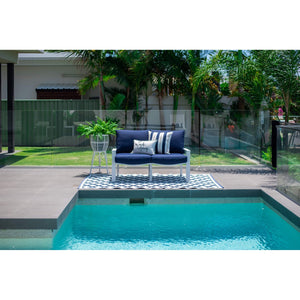 best-outdoor-furniture-Bermuda - 2 Seater - Outdoor Lounge (Sunbrella Fabric)