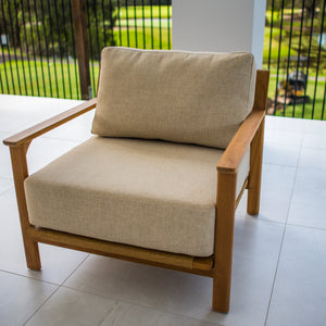 best-outdoor-furniture-Summit Teak Single Sofa