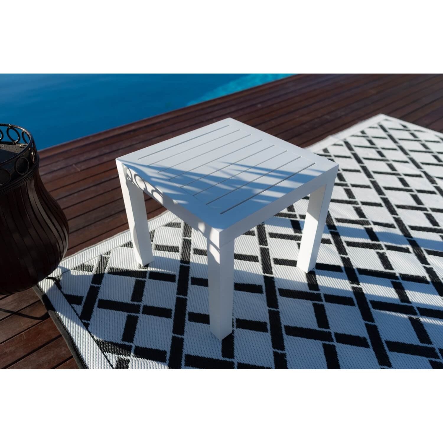 best-outdoor-furniture-Aluminium Slat - Outdoor Side Table (50x50cm)