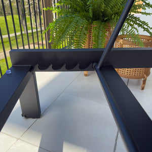 best-outdoor-furniture-Milan - Black-Black Outdoor Sun Lounge