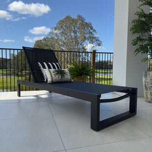 best-outdoor-furniture-Milan - Black-Black Outdoor Sun Lounge