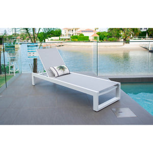 best-outdoor-furniture-Milan Aluminium Non Pad- Outdoor Sun Lounge